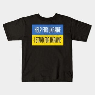 Help for Ukraine Kids T-Shirt
